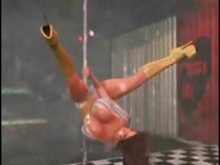 Candy Strong, une blonde bien jupe cuir porn roulée et plantureuse, caresse sa chatte chauve